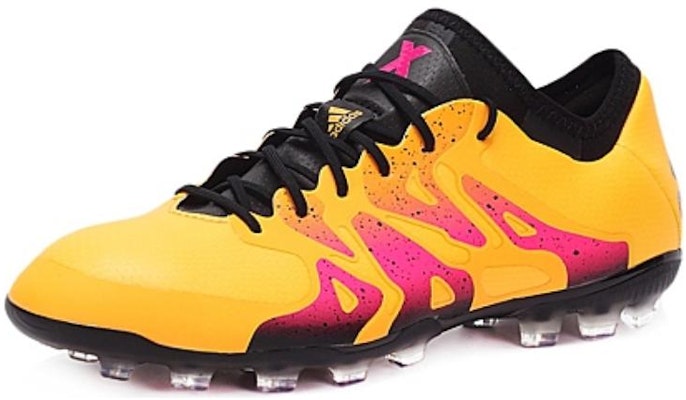 adidas X 15.1 AG 耐磨防滑 低幫足球鞋 黃黑紫 Lookbook adidas X 15.1 AG 耐磨防滑 低幫足球鞋 黃黑紫
