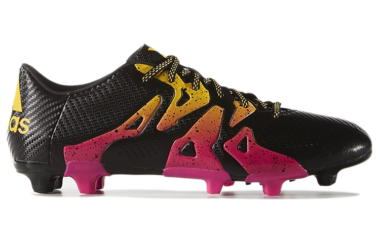 Order adidas X 15.3 FG/AG 耐磨防滑 低幫足球鞋 黑紅