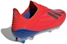 Shop adidas X 18.1 Soft Ground But Bola 'Merah Perak' BB9359