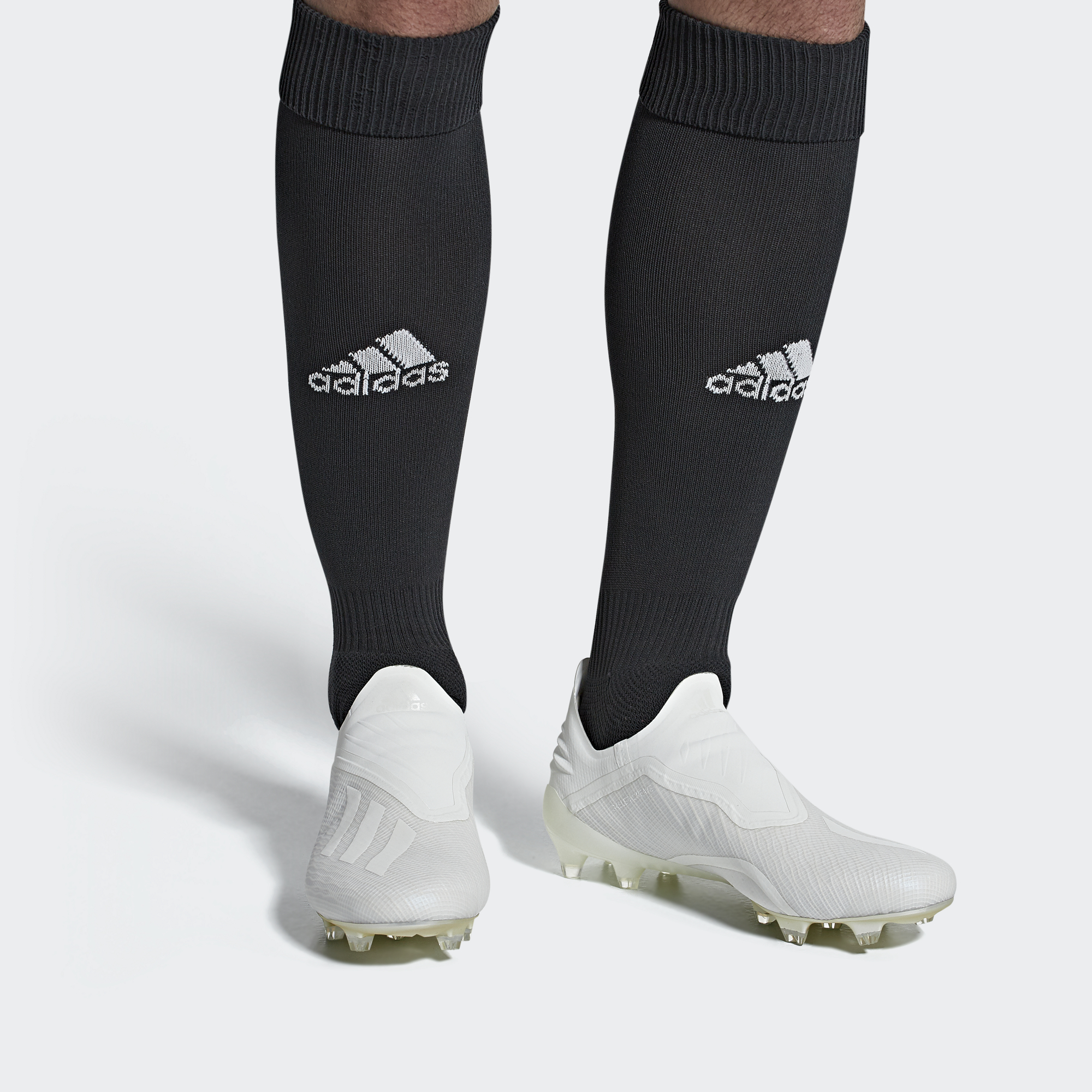 Sizing adidas X 18+ Fg 耐磨防滑足球鞋 雲白色