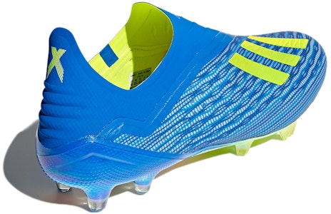 adidas X 18+ FG 耐磨防滑運動足球鞋 湖藍色 Shop adidas X 18+ FG 耐磨防滑運動足球鞋 湖藍色