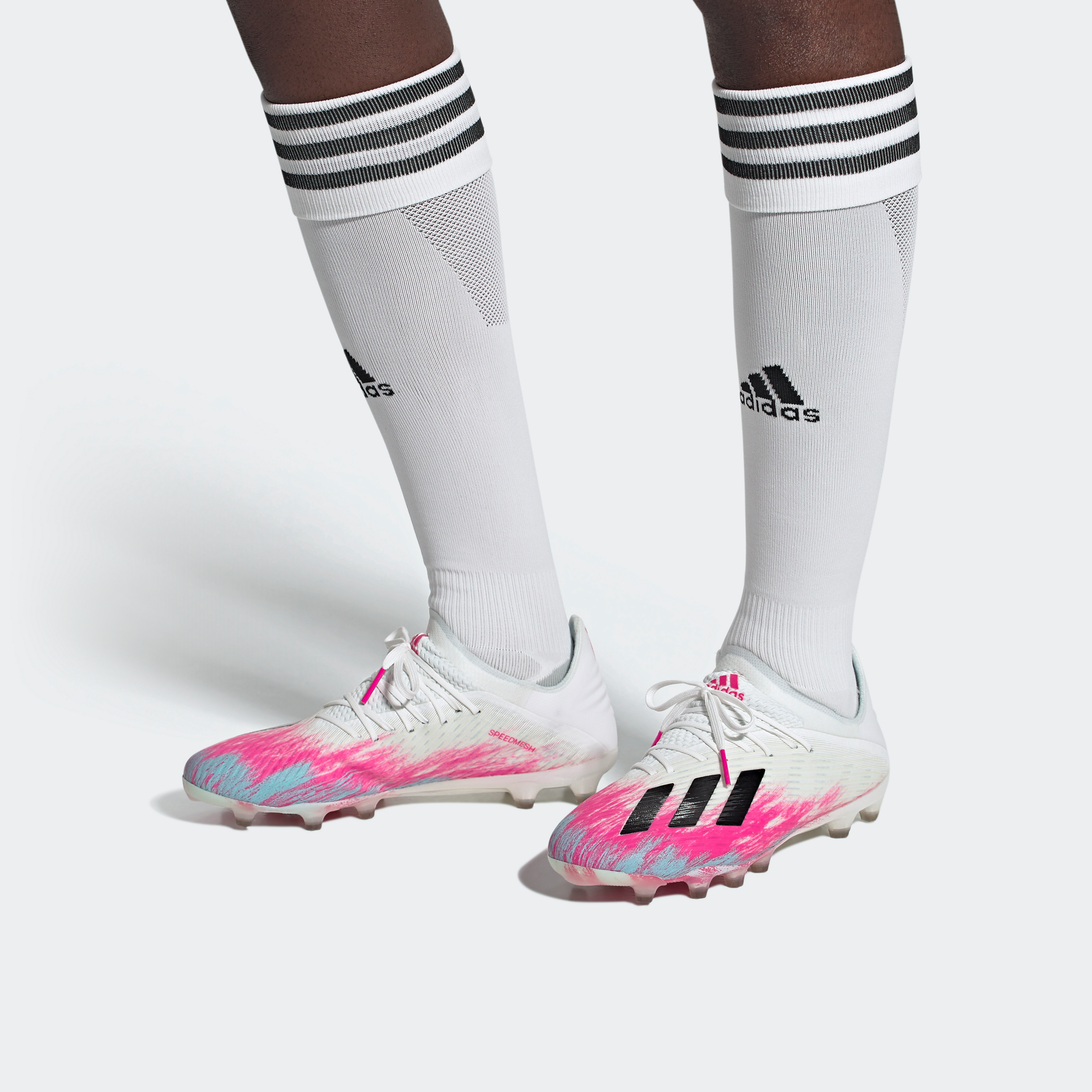 Sizing アディダス X 19.1 AG 白ピンク EG7123