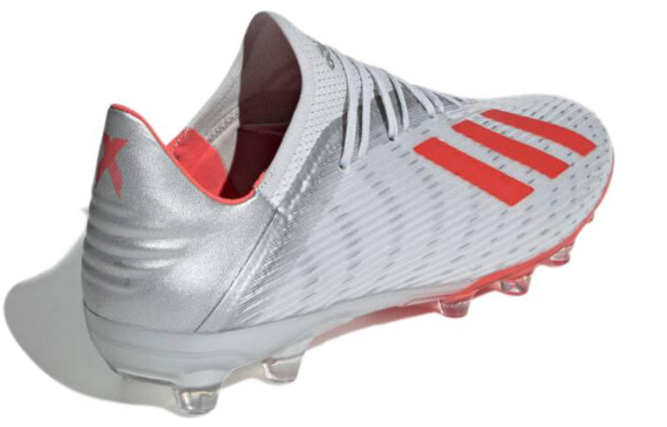 Shop Adidas X 19.2 HG 低幫耐磨足球鞋 烟灰色