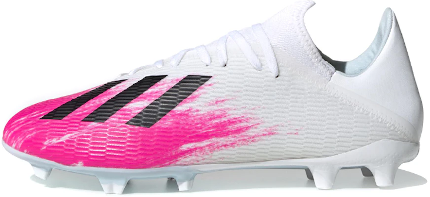 adidas X 19.3 Fg 防滑耐磨足球鞋 粉黑白拼色 Buy adidas X 19.3 Fg 防滑耐磨足球鞋 粉黑白拼色