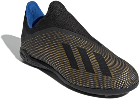 Adidas X 19.3 LL TF 耐磨防滑 低幫足球鞋 黑金 Shop Adidas X 19.3 LL TF 耐磨防滑 低幫足球鞋 黑金