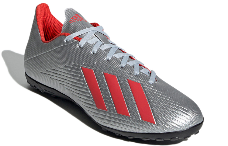 Lookbook adidas X 19.4 人造草地輕便耐磨足球鞋 金屬銀