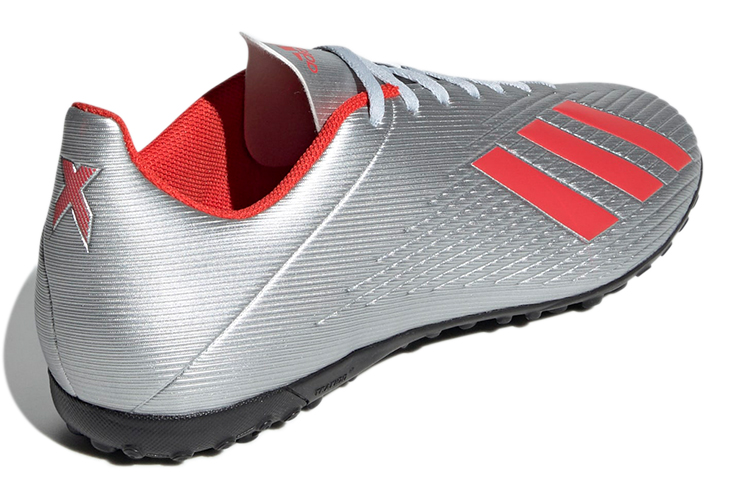 Shop adidas X 19.4 人造草地輕便耐磨足球鞋 金屬銀