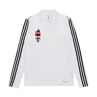 adidas 424 SS23 White Track Jacket Full Zip with 3-Stripes Embroidery Unisex HS3501-COLLABORATION