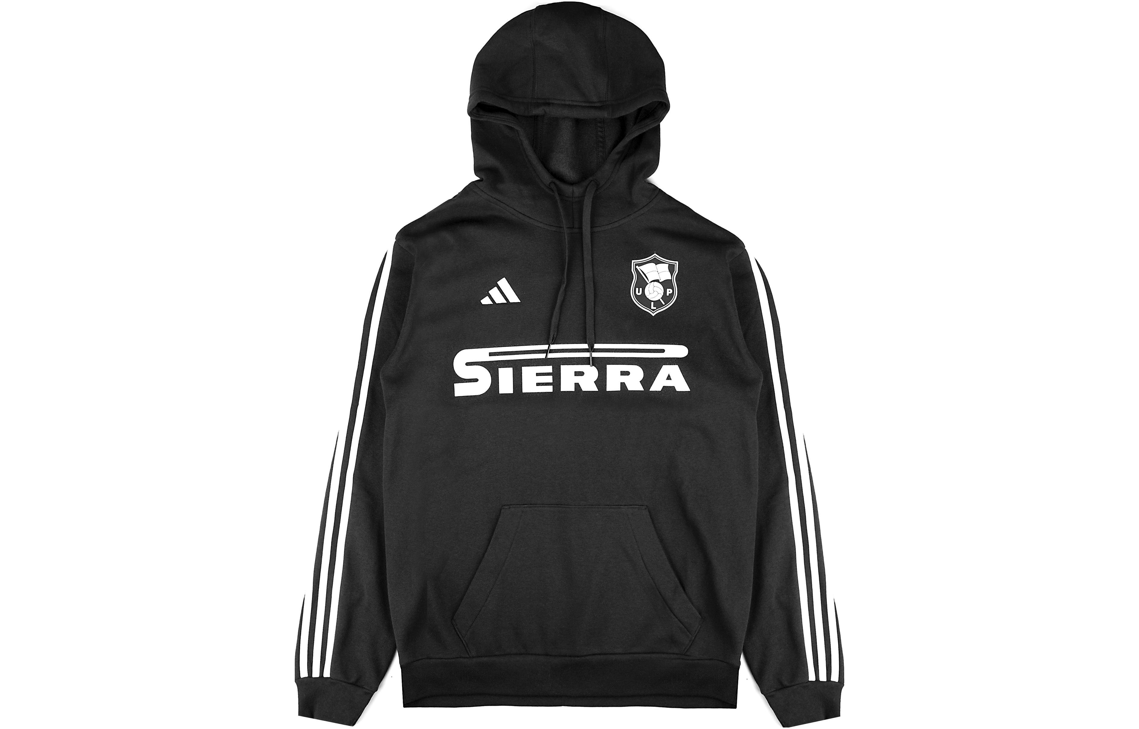 adidas 93 SIERRA Langreo 23/24 Hoodie Black Unisex Team Logo Print SQ2413718