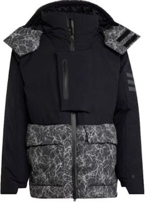 adidas x and wander Black Puffer Jacket with Logo Print and Patchwork Design HN6940 Buy adidas x and wander Black Puffer Jacket with Logo Print and Patchwork Design HN6940