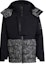 Buy adidas x and wander Black Puffer Jacket with Logo Print and Patchwork Design HN6940