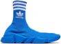 Buy adidas Originals x Balenciaga 巴黎世家 Speed 1.0 Speed 套穿 耐磨 高幫 運動休閒鞋 藍色