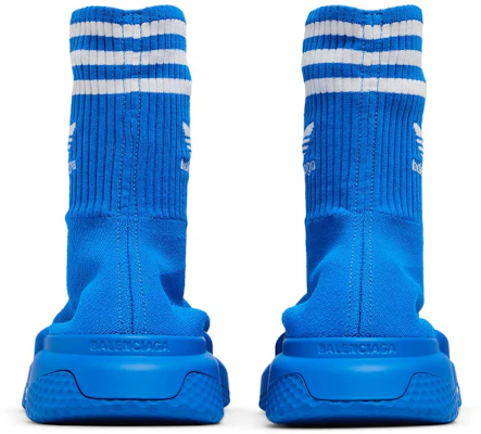 adidas Originals x Balenciaga 巴黎世家 Speed 1.0 Speed 套穿 耐磨 高幫 運動休閒鞋 藍色 Sizing adidas Originals x Balenciaga 巴黎世家 Speed 1.0 Speed 套穿 耐磨 高幫 運動休閒鞋 藍色