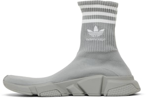 adidas x Balenciaga巴黎世家 舒適休閒 短靴 男款 灰色 Lookbook adidas x Balenciaga巴黎世家 舒適休閒 短靴 男款 灰色