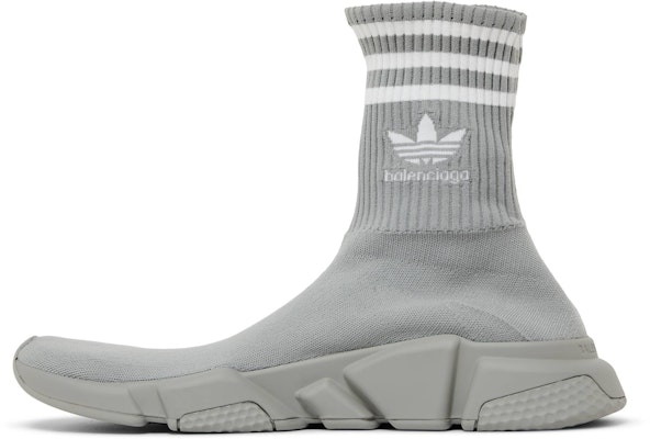 Adidas x Balenciaga Speed Sneaker 'Abu-Abu' 717591WBDV11590 Lookbook Adidas x Balenciaga Speed Sneaker 'Abu-Abu' 717591WBDV11590