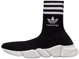 adidas x Balenciaga Speed Trainer 'Black White' 711189WBDV11090 adidas x Balenciaga Speed Trainer 'Black White' 711189WBDV11090