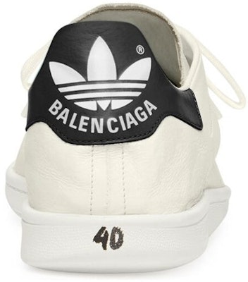 adidas x Balenciaga Stan Smith 'Putih Hitam' 721835-WBDV3-9001 Shop adidas x Balenciaga Stan Smith 'Putih Hitam' 721835-WBDV3-9001