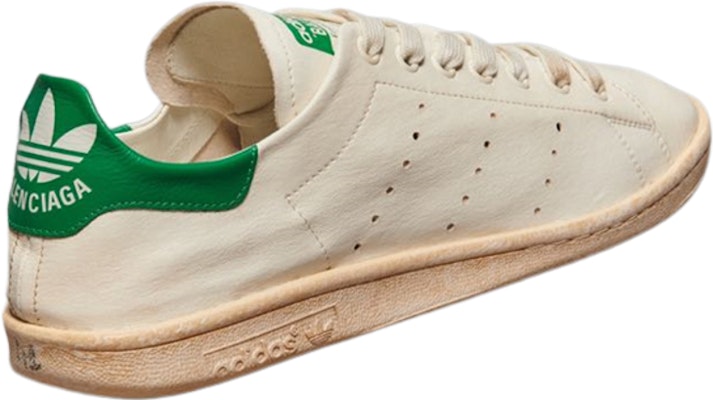 adidas x Balenciaga Stan Smith 'Worn-Out - Putih Hijau Pudar' 721835-WBDV4-9703 Lookbook adidas x Balenciaga Stan Smith 'Worn-Out - Putih Hijau Pudar' 721835-WBDV4-9703