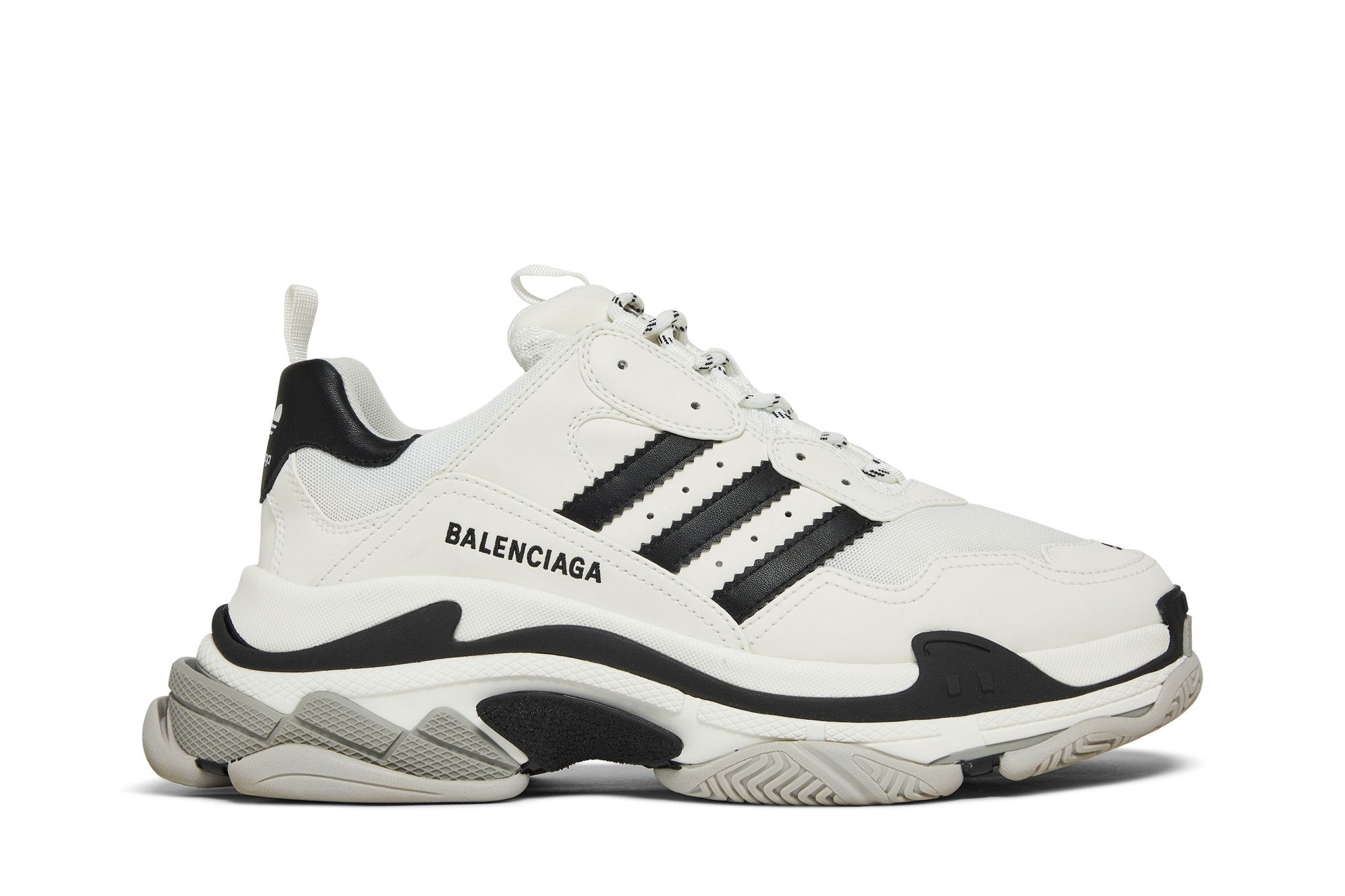 adidas x Balenciaga Triple S 'White Black' 710021W2ZB19112
