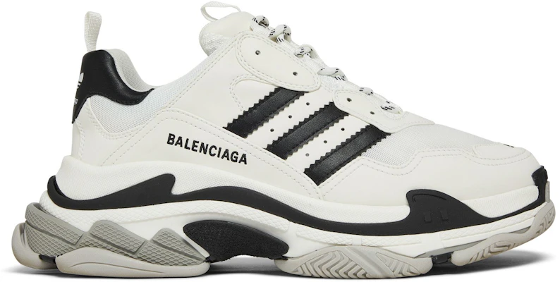 adidas x Balenciaga Triple S ''Weiß Schwarz'' 710021W2ZB19112 Buy adidas x Balenciaga Triple S ''Weiß Schwarz'' 710021W2ZB19112