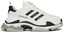 Buy adidas x Balenciaga Triple S ''Weiß Schwarz'' 710021W2ZB19112