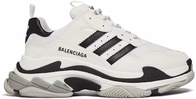 adidas x Balenciaga Triple S 'White Black' 710021W2ZB19112 adidas x Balenciaga Triple S 'White Black' 710021W2ZB19112