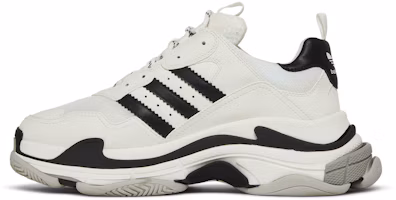 Shop adidas x Balenciaga Triple S '白黑色' 710021W2ZB19112