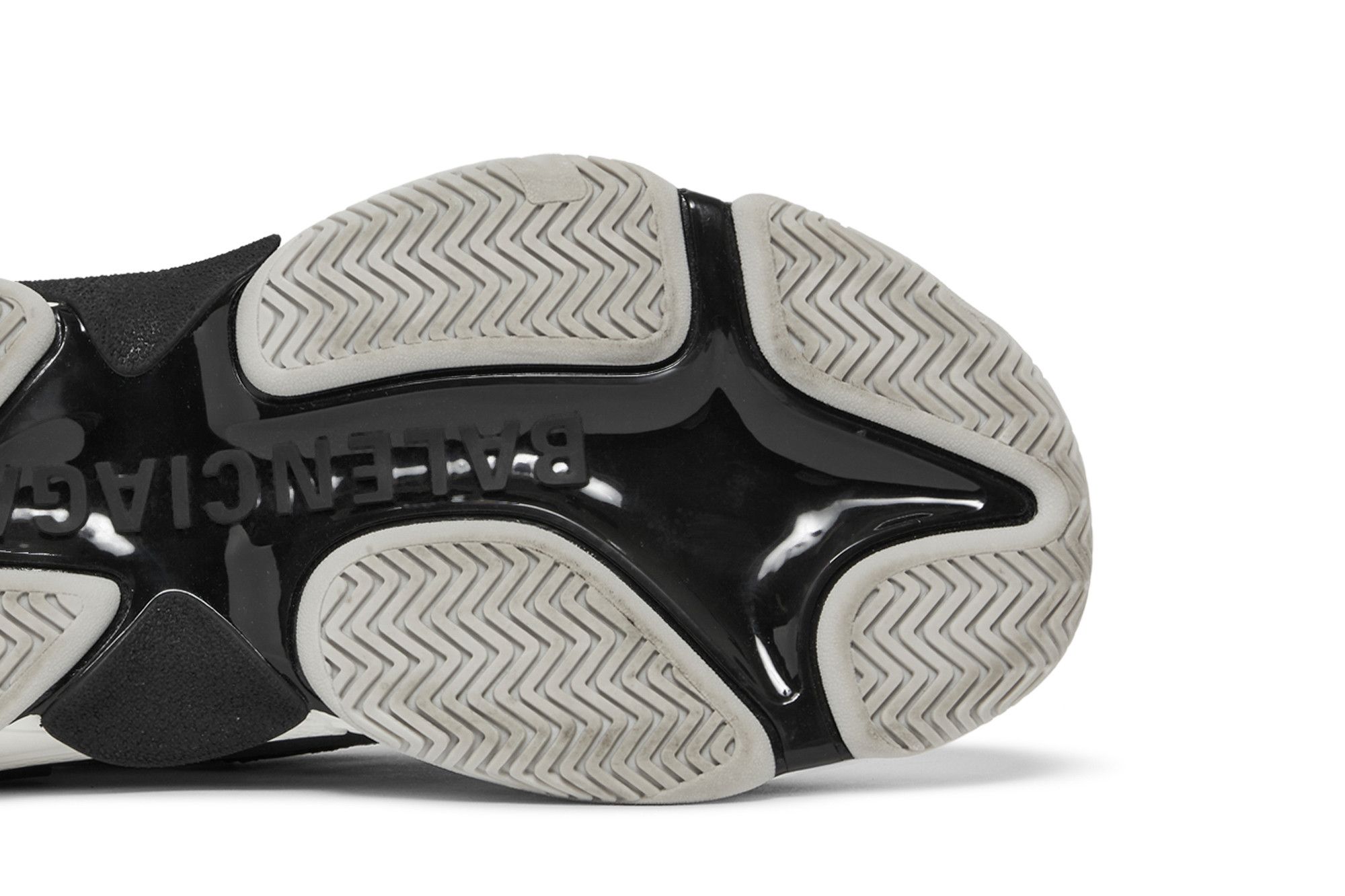 Details for adidas x Balenciaga Triple S ''Weiß Schwarz'' 710021W2ZB19112