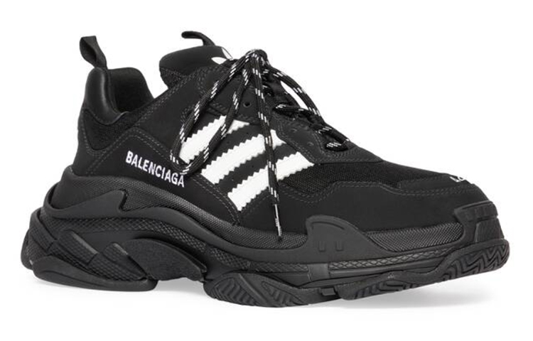 Lookbook adidas x Balenciaga Triple S Sneaker 'Hitam' 712821-W2ZB2-1090