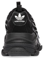 adidas originals x Balenciaga巴黎世家 Triple S 系帶 防滑 低筒 老爸鞋 黑色 Purchase adidas originals x Balenciaga巴黎世家 Triple S 系帶 防滑 低筒 老爸鞋 黑色