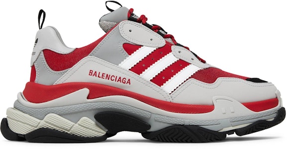 아디다스 x 발렌시아가 트리플 S 스니커즈 '레드 그레이' 712821W2ZB46121 Buy 아디다스 x 발렌시아가 트리플 S 스니커즈 '레드 그레이' 712821W2ZB46121