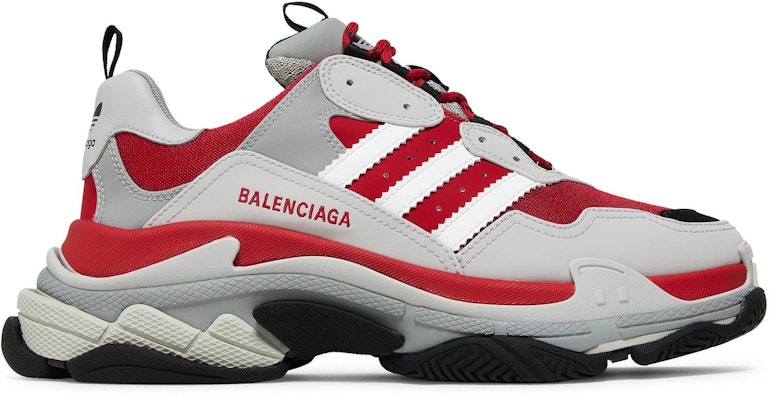 adidas x Balenciaga Triple S Sneaker 'Merah Kelabu' 712821W2ZB46121 Buy adidas x Balenciaga Triple S Sneaker 'Merah Kelabu' 712821W2ZB46121