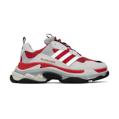 adidas Balenciaga Triple S Sneaker 'Red Grey'