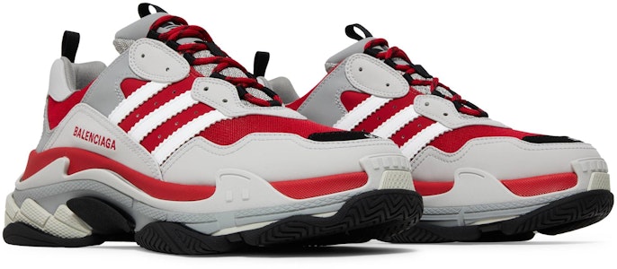 아디다스 x 발렌시아가 트리플 S 스니커즈 '레드 그레이' 712821W2ZB46121 Cheap 아디다스 x 발렌시아가 트리플 S 스니커즈 '레드 그레이' 712821W2ZB46121