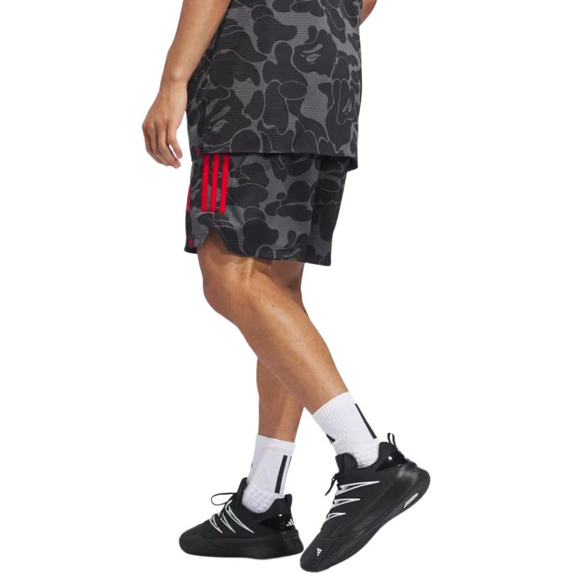 Purchase アディダス x BAPE Dame 9 FW24 通気性バスケパンツ - カーボングレー JF1153