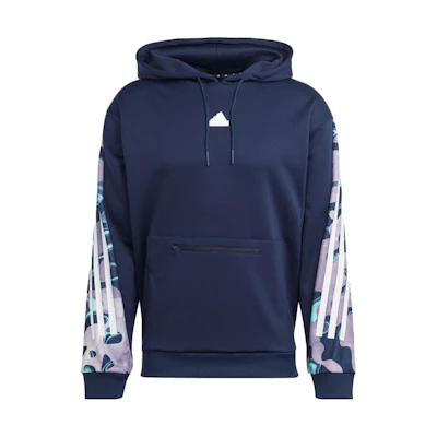 adidas BAPE Graphic Print Hoodie Japan Release Blue IJ8848-JAPAN