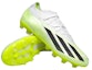 Shop adidas X 瘋狂快速.2 MG 人造草地 舒適萬用 減震耐磨防滑 足球鞋 男款 白綠