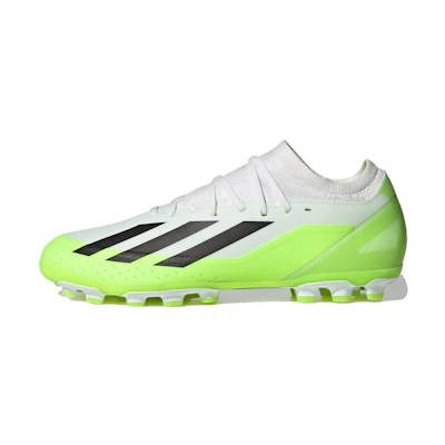 adidas Crazyflight X 3 Artificial Grass Boots 'White Black Solar Green'