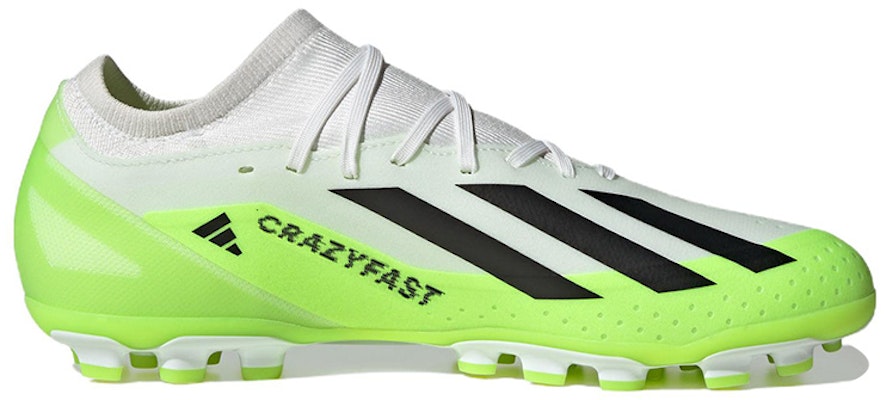 adidas Crazyflight X 3 Artificial Grass Boots 'White Black Solar Green' IG7651 Order adidas Crazyflight X 3 Artificial Grass Boots 'White Black Solar Green' IG7651