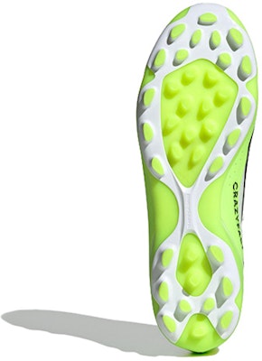 adidas Crazyflight X 3 Artificial Grass Boots 'White Black Solar Green' IG7651 Details for adidas Crazyflight X 3 Artificial Grass Boots 'White Black Solar Green' IG7651