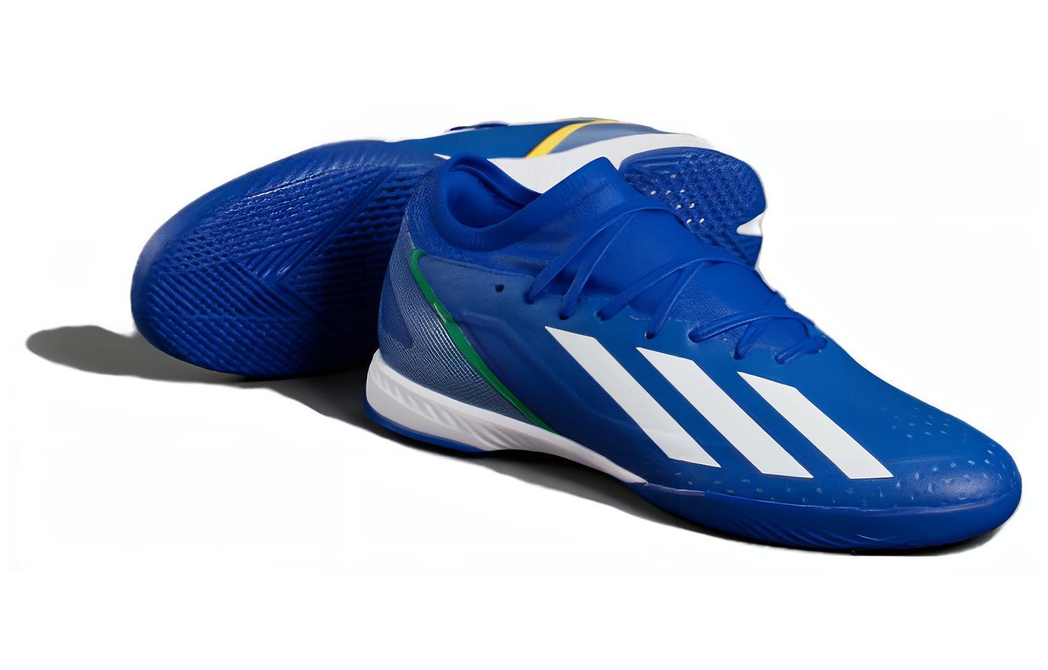 Shop 阿迪达斯 X Crazyfast.3 IN '巴西'配色足球鞋 IF3550