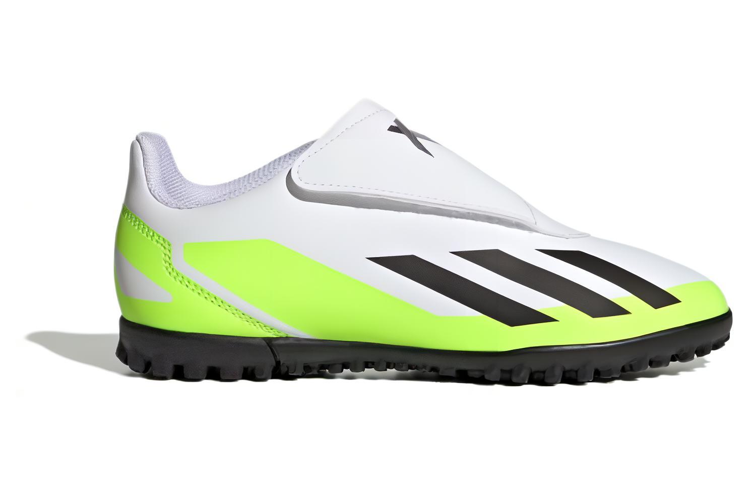 Order adidas X Crazyfast.4 H&L TF 減震耐磨 足球鞋 男女同款 白黃色