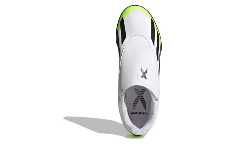 Shop adidas X Crazyfast.4 H&L TF 減震耐磨 足球鞋 男女同款 白黃色