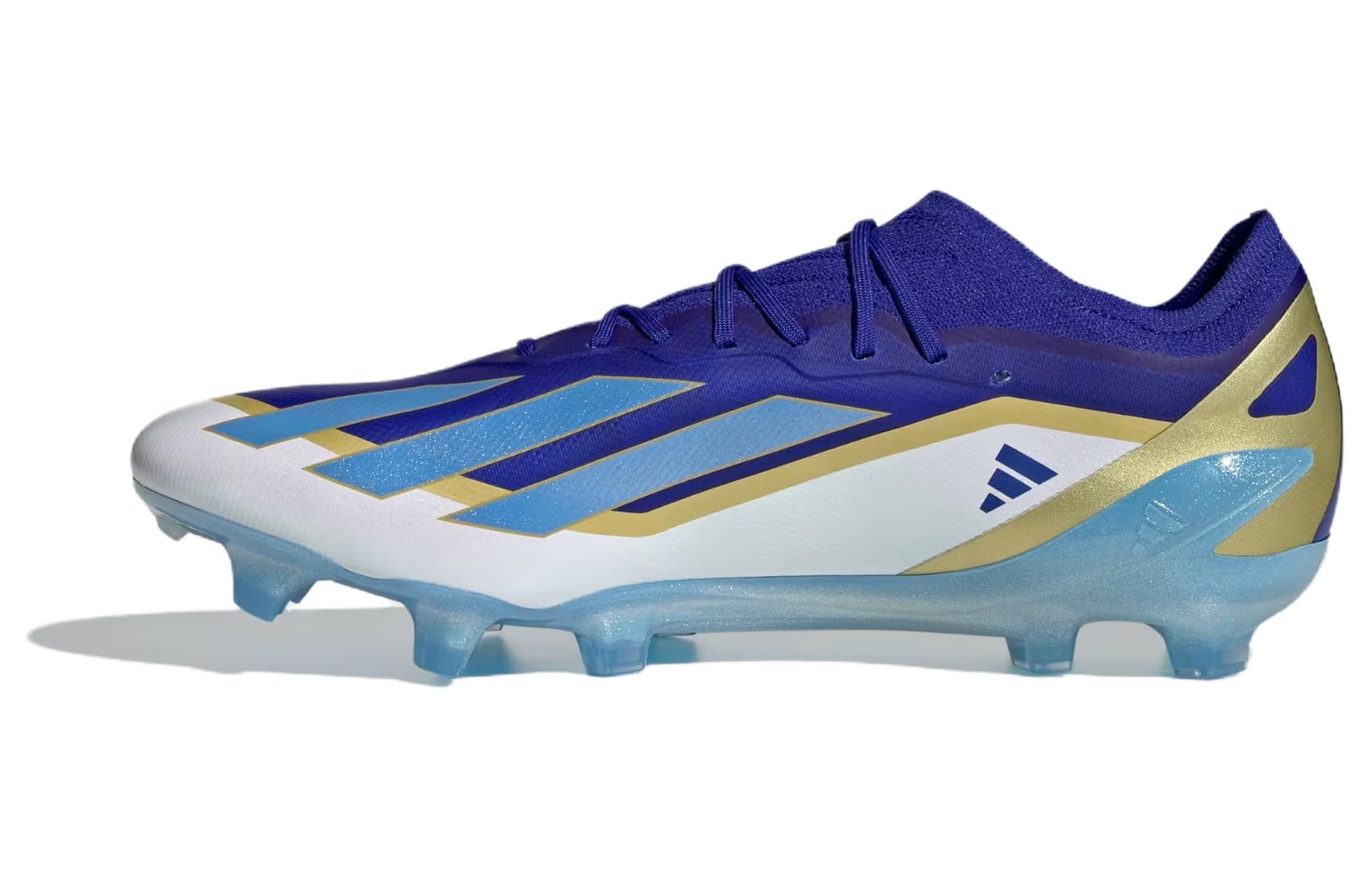 adidas X CRAZYFAST Mesh FG Soccer Cleats Blue White for Natural Grass. ID0710