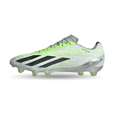 adidas X Crazyfast Strung+ FG 'Grey Lucid Lemon'