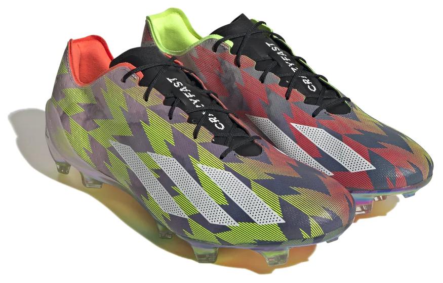 Lookbook 阿迪达斯X Crazylight+ FG '亮柠檬太阳红'足球鞋 IF3059