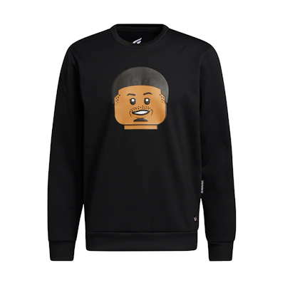 adidas Dame Crew LEGO Collab Graphic Sweatshirt Black () H56409