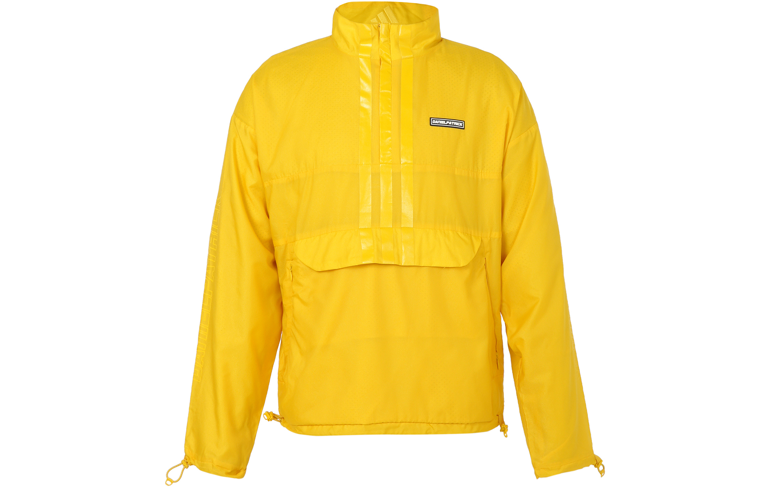 adidas Daniel Patrick Half-Zip Logo Jacket Yellow Menswear GK8644