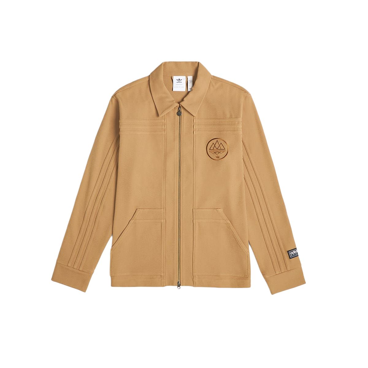 adidas END SS24 "By the Sea" Capsule Brown Logo Zip-Up Track Jacket Unisex IX7703