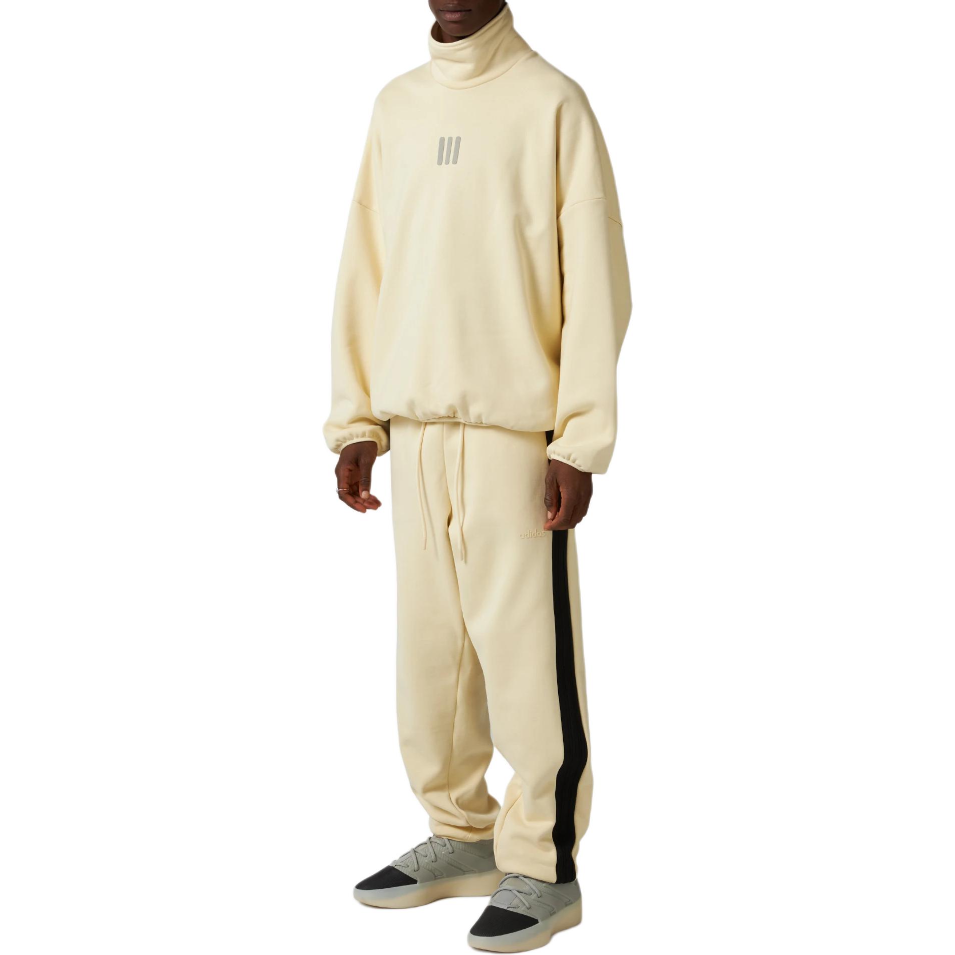 adidas FOG Athletics  3-Stripes Loose Fit Sweatshirt Pale Yellow IS8742 圖 6